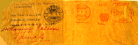 Dutsch East Indies Meter Stamp in Surabaya Indonesia